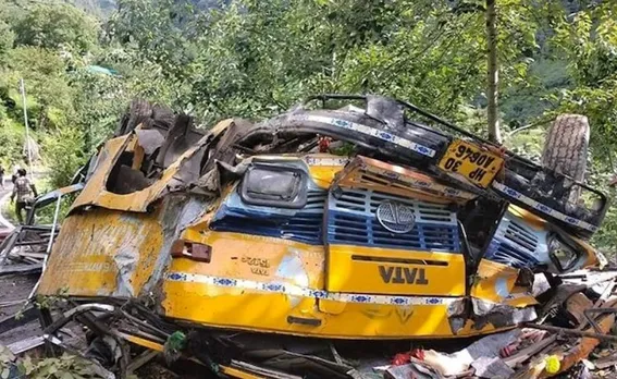 Bus falls into gorge, 16 passengers including school children, killed in Kullu