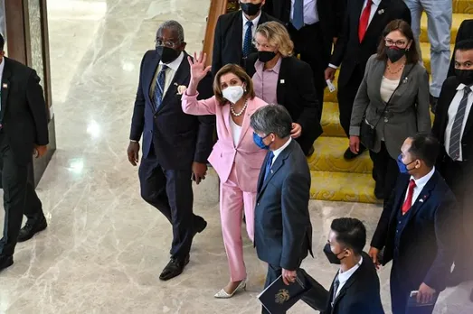US House Speaker Nancy Pelosi believed headed to Taiwan, raising tension with China