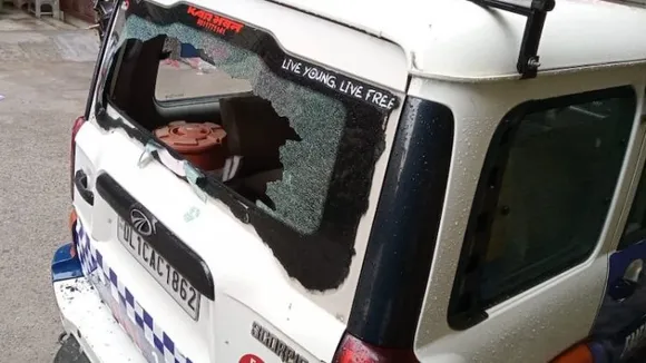 Naveen Jindal alleges glass of PCR van outside his house broken in attack, Delhi Police says false claim