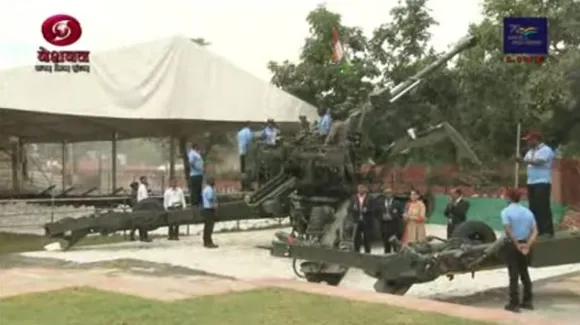 Made-in-India gun used for 1st time for ceremonial salute at Red Fort on Independence Day