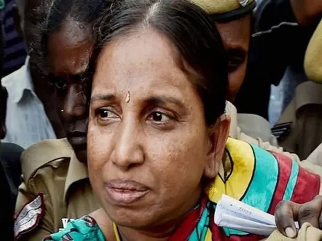 Nalini's plea on parole for husband dismissed as withdrawn