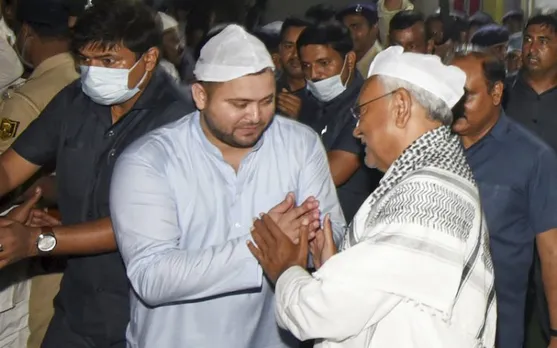 When Nitish Kumar walked down to Tejashwi's Iftar party