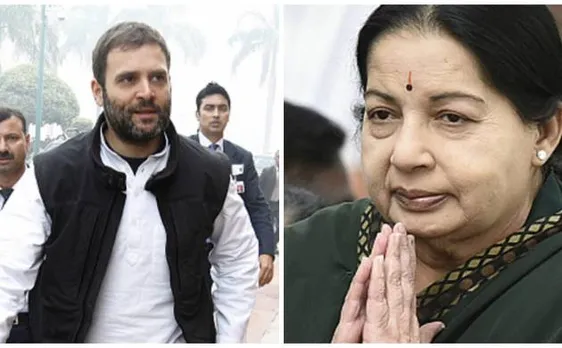 Congress VP Rahul Gandhi visits Tamil Nadu CM Jayalalitha at hospital, says she is 'improving'