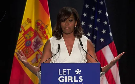 US first lady Michelle Obama lambasts Donald Trump for obscene comments about women