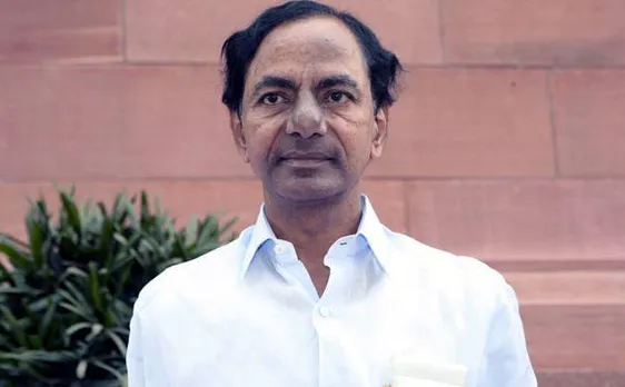 Telangana CM K Chandrasekhar Rao moved to his new official residence in Begumpet