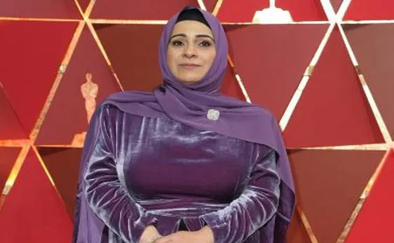 Academy Awards 2017: Syrian refugee Hala Kamil walks Oscar's red carpet in purple hijab