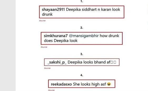 Deepika Padukone trolled over selfie clicked at Manish Malhotra party