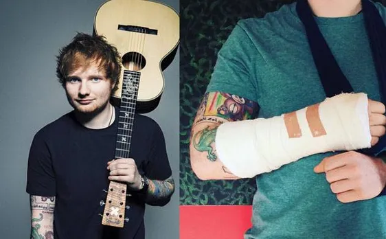 Ed Sheeran gets injured in bike accident