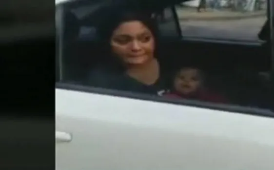 Mumbai police tows away car with woman breastfeeding her baby inside