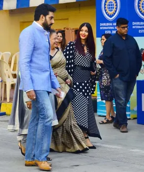 Shah Rukh Khan, Abhishek Bachchan, Aishwarya Rai cheer for AbRam and Aradhya at their annual day event