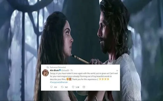 Deepika Padukone-starrer 'Padmaavat' released; Here is how Twitterati reacts to Sanjay Leela Bhansali's magnum opus