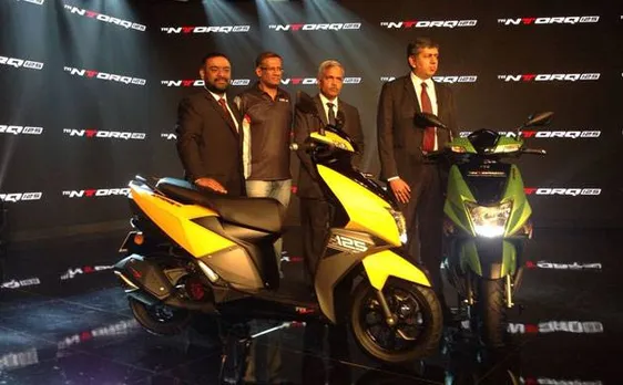 TVS Motors launch NTorq 125 scooter in the Indian market priced at Rs 58,750