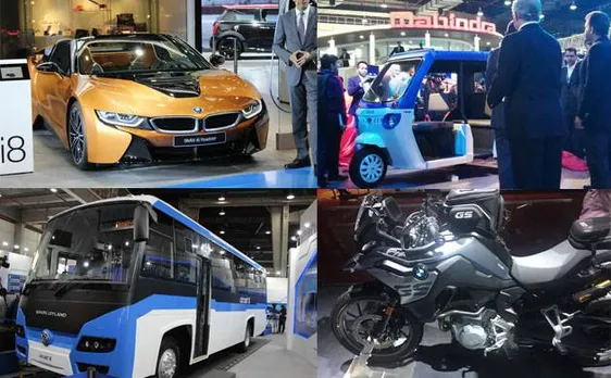 Auto Expo 2018, Day 1 Highlights: Electric buses, BMW i Series, Urban Mobility Solutions, stylish bikes win the hearts!