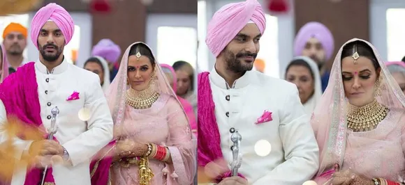 Neha Dhupia marries Angad Bedi in a private ceremony (watch video)