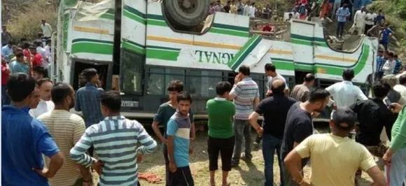 Seven killed, 12 injured as bus falls into gorge in Himachal Pradesh