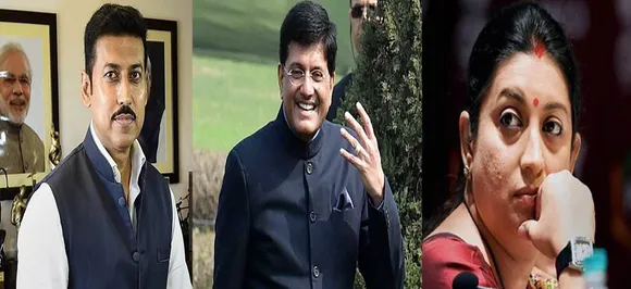 Union Cabinet reshuffle: Smriti Irani replaced by Rajyavardhan Rathore as I&B minister, Piyush Goyal gets finance