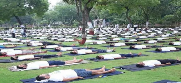 13,000 prisoners performed at Yoga Day event in Delhi