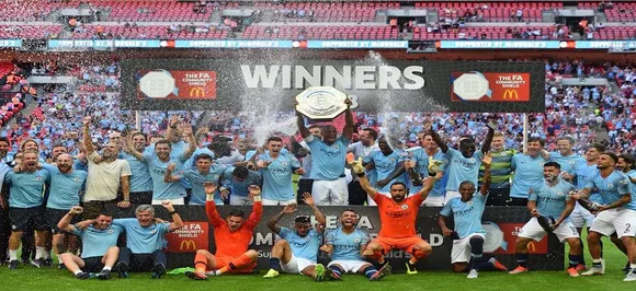 Aguero back on scoresheet as Manchester City defeat Chelsea 2-0 to lift Community Shield