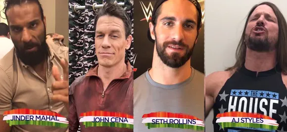 WATCH | WWE Superstars John Cena, Jinder Mahal, Seth Rollins wish Indian fans on I-Day 