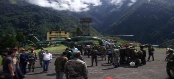 84 stranded people, including tourists, airlifted in Sikkim