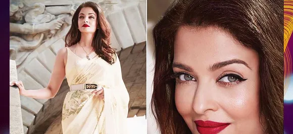 Aishwarya Rai Bachchan exudes elegance in this floral Sabyasachi sari