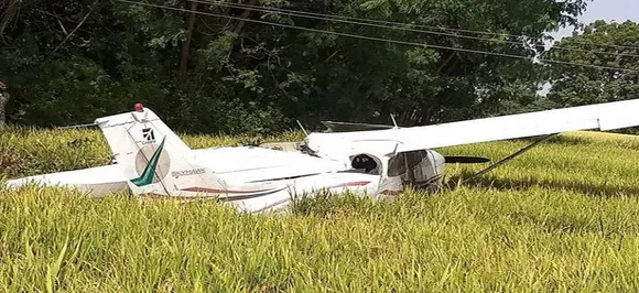 Telangana: Trainer aircraft crash lands in Ranga Reddy district, pilot unhurt