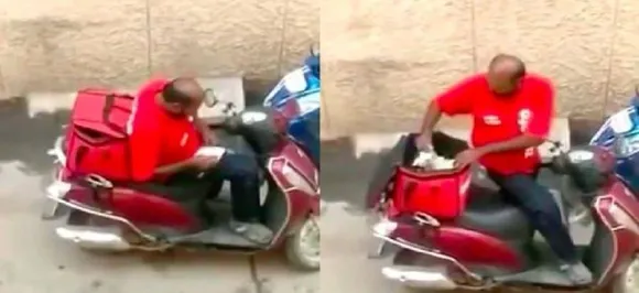 Zomato delivery man opens food of customer, eats then seals it back, Company apologises