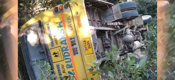 Himachal Pradesh: 35 schoolkids injured in bus accident at Kangra