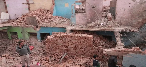 Building collapses in Noida's Nithari, 1 child dead, 3 injured