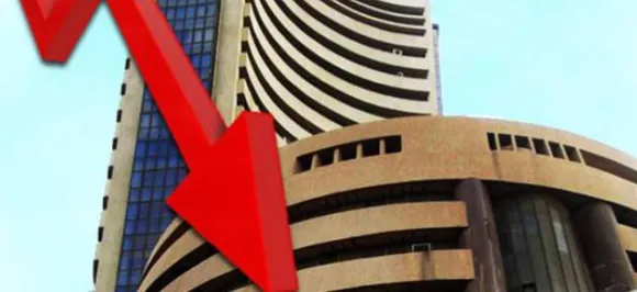 Sensex falls over 150 points, Nifty slips below 10,900 level