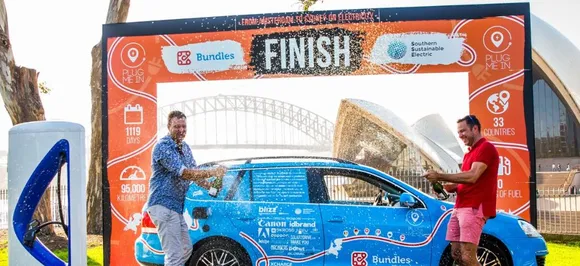 This man drove epic 95,000 km to complete 'world's longest electric car trip' in Australia