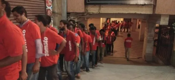 Zomato delivery boys are queuing up outside this restaurant in Hyderabad, see why