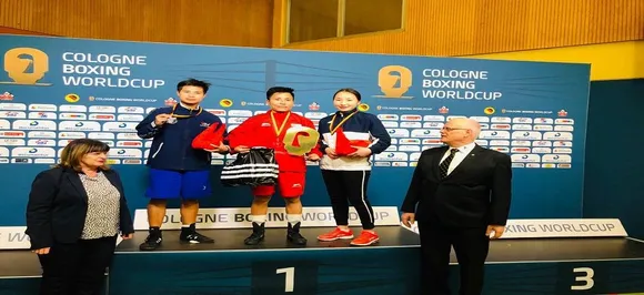 Meena Kumari wins gold in 54kg category in Cologne Boxing World Cup