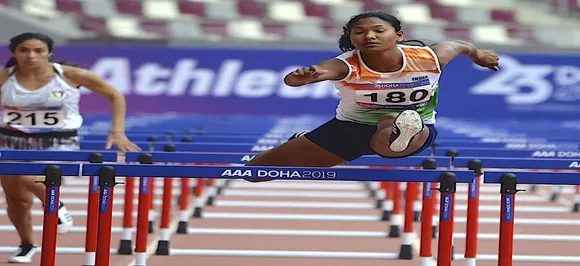 Swapna Barman settles for silver in heptathlon, Jinson pulls out of 1500m