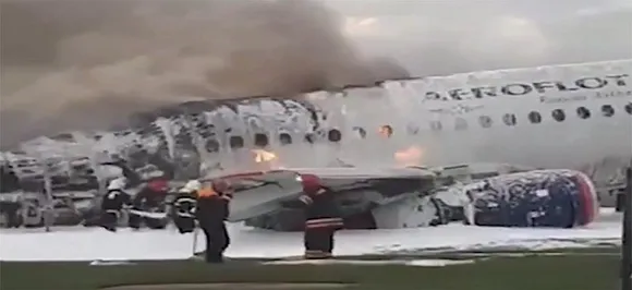 41 killed as burning Russian Aeroflot plane makes emergency landing at Moscow airport: Reports