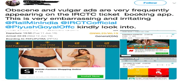 Man tries to troll IRCTC for 'vulgar ads' on railway app, the response is EPIC 