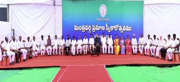 25 new ministers inducted into Jagan's Cabinet in Andhra Pradesh