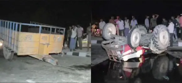 6 killed, 15 injured in tanker-tractor collision in Sitapur