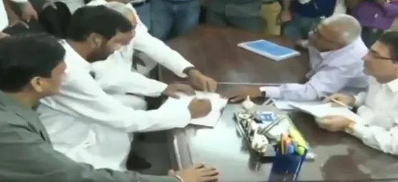 Union Minister Ram Villas Paswan files nomination for Rajya Sabha seat from Bihar