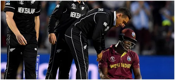 New Zealand survive epic Carlos Brathwaite ton to beat West Indies by five runs in World Cup thriller