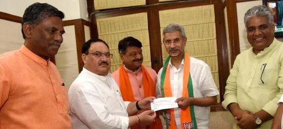 External Affairs Minister S Jaishankar formally joins BJP