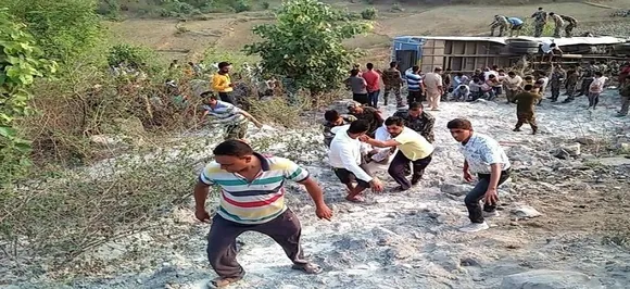 Jharkhand: 6 killed, 39 injured as bus falls into gorge in Garhwa 