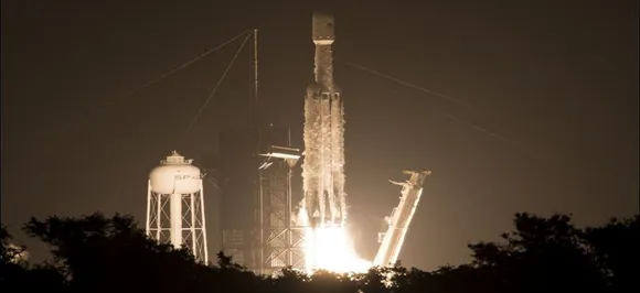 SpaceX Falcon Heavy Rocket carrying 24 satellites, human ashes successfully launched from NASA Pad