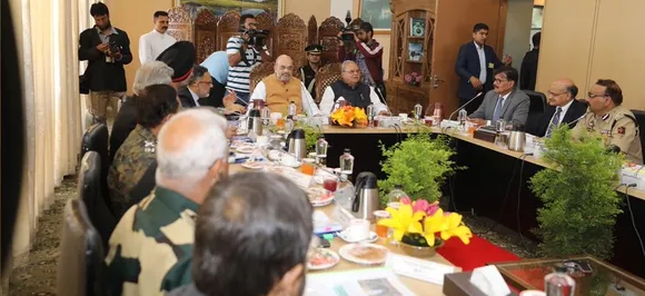 Amit Shah reviews security situation in Jammu and Kashmir on his maiden official visit