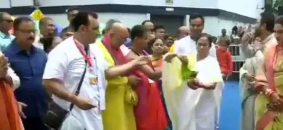 Mamata Banerjee calls for religious harmony on Jagannath Rath Yatra, Nusrat joins celebrations with husband