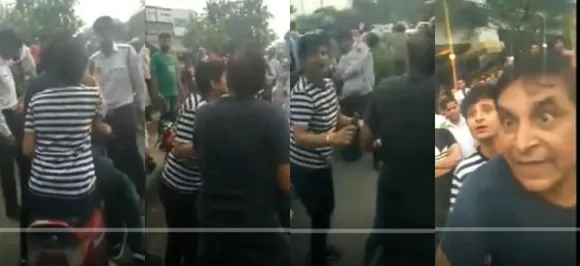 'Jaane do pleaseâ€¦': Drunk woman, partner misbehave with cops in Mayapuri, watch video  