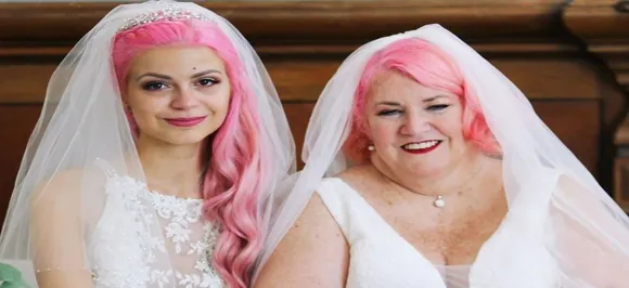 Lesbian couple mistaken as grandmother and granddaughter ties knot 