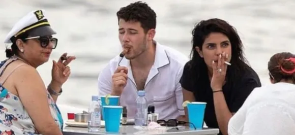 Priyanka Chopra smokes on a yacht in Miami with Nick Jonas, netizens call her â€˜hypocriteâ€™