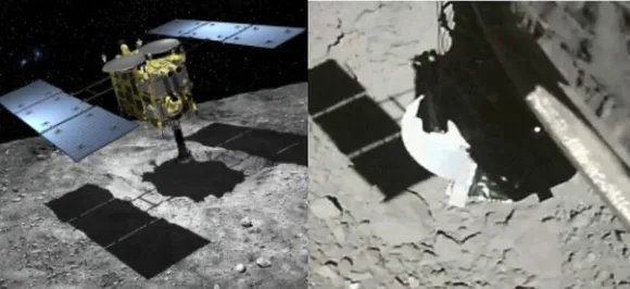 Watch Japan's Hayabusa2 touch down on Asteroid Ryugu in THIS incredible video 