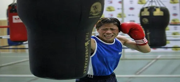 Mary Kom, Bidhuri stave off tough challenge to enter finals of President's Cup